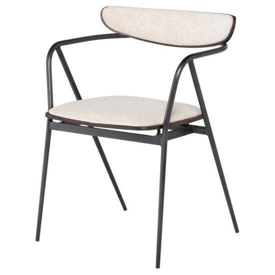 Gianni Shell Fabric Dining Chair