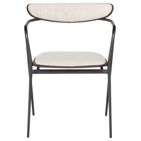 Gianni Shell Fabric Dining Chair