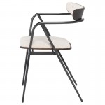 Gianni Shell Fabric Dining Chair
