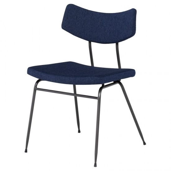 Soli True Blue Fabric Dining Chair