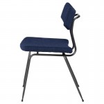 Soli True Blue Fabric Dining Chair