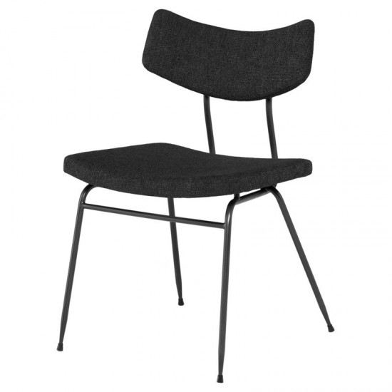 Soli Activated Charcoal Fabric Dining Chair