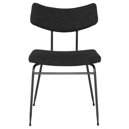 Soli Activated Charcoal Fabric Dining Chair