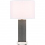 Elegant Decor Chronicle 1 Light Polished Nickel Table Lamp