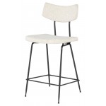 Soli Shell Fabric Counter Stool