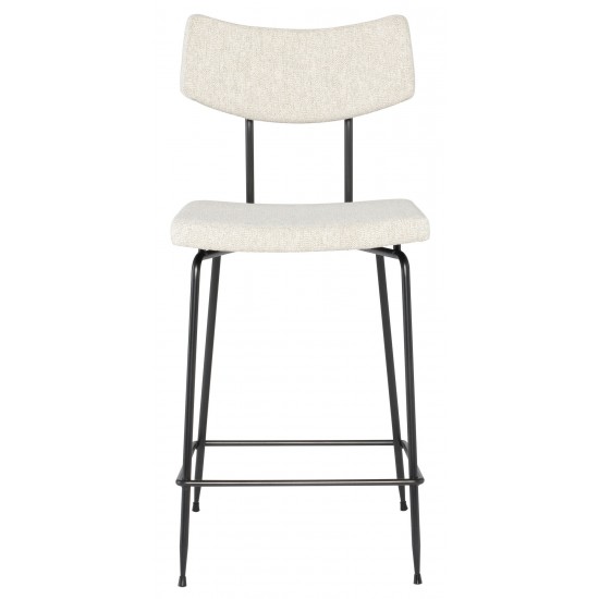 Soli Shell Fabric Counter Stool