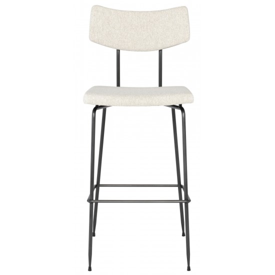 Soli Shell Fabric Bar Stool