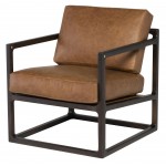 Lian Desert Leather Occasional Chair