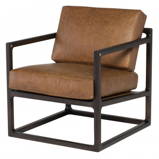 Lian Desert Leather Occasional Chair