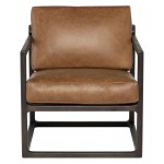 Lian Desert Leather Occasional Chair