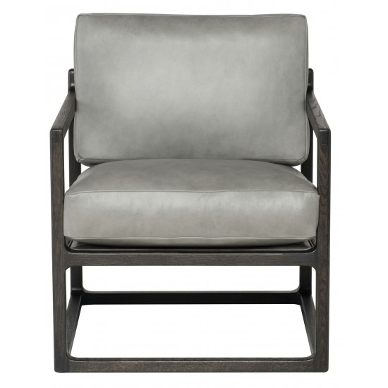 Lian Dove Leather Occasional Chair