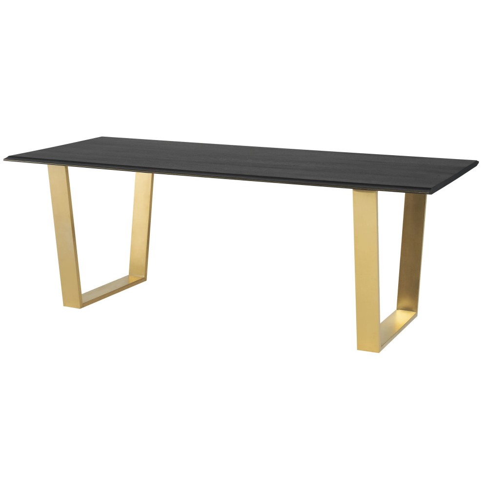 Linea Ebonized Wood Dining Table, HGSR830