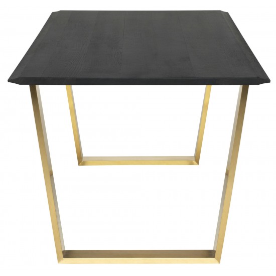 Linea Ebonized Wood Dining Table, HGSR831