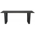 Linea Ebonized Wood Dining Table, HGSR832