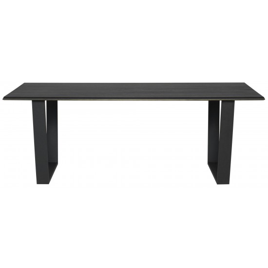 Linea Ebonized Wood Dining Table, HGSR832
