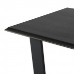 Linea Ebonized Wood Dining Table, HGSR832