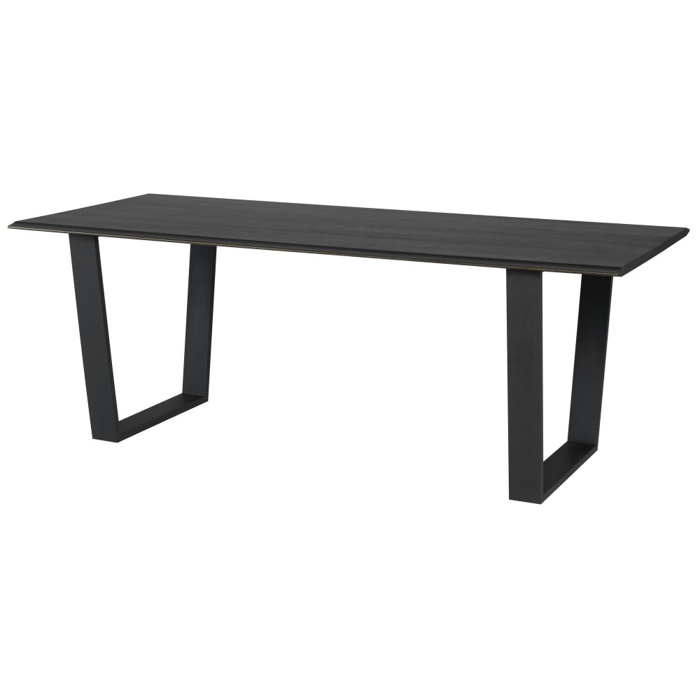 Linea Ebonized Wood Dining Table, HGSR833