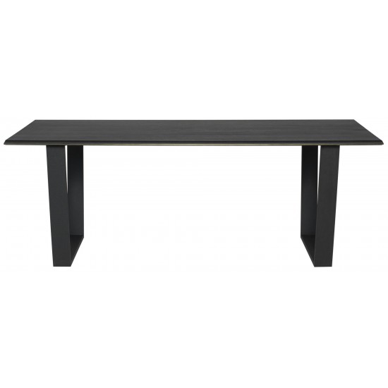 Linea Ebonized Wood Dining Table, HGSR833