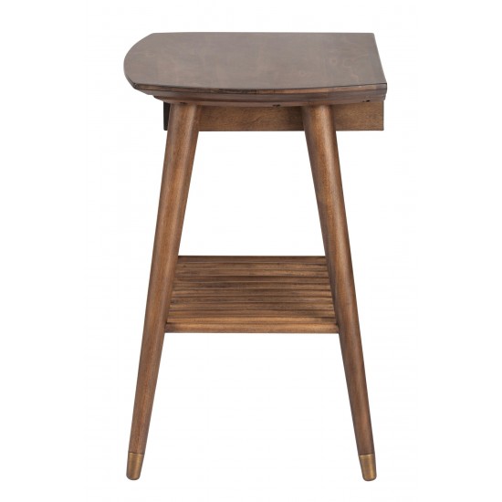 Ari Walnut Wood Side Table, HGST108