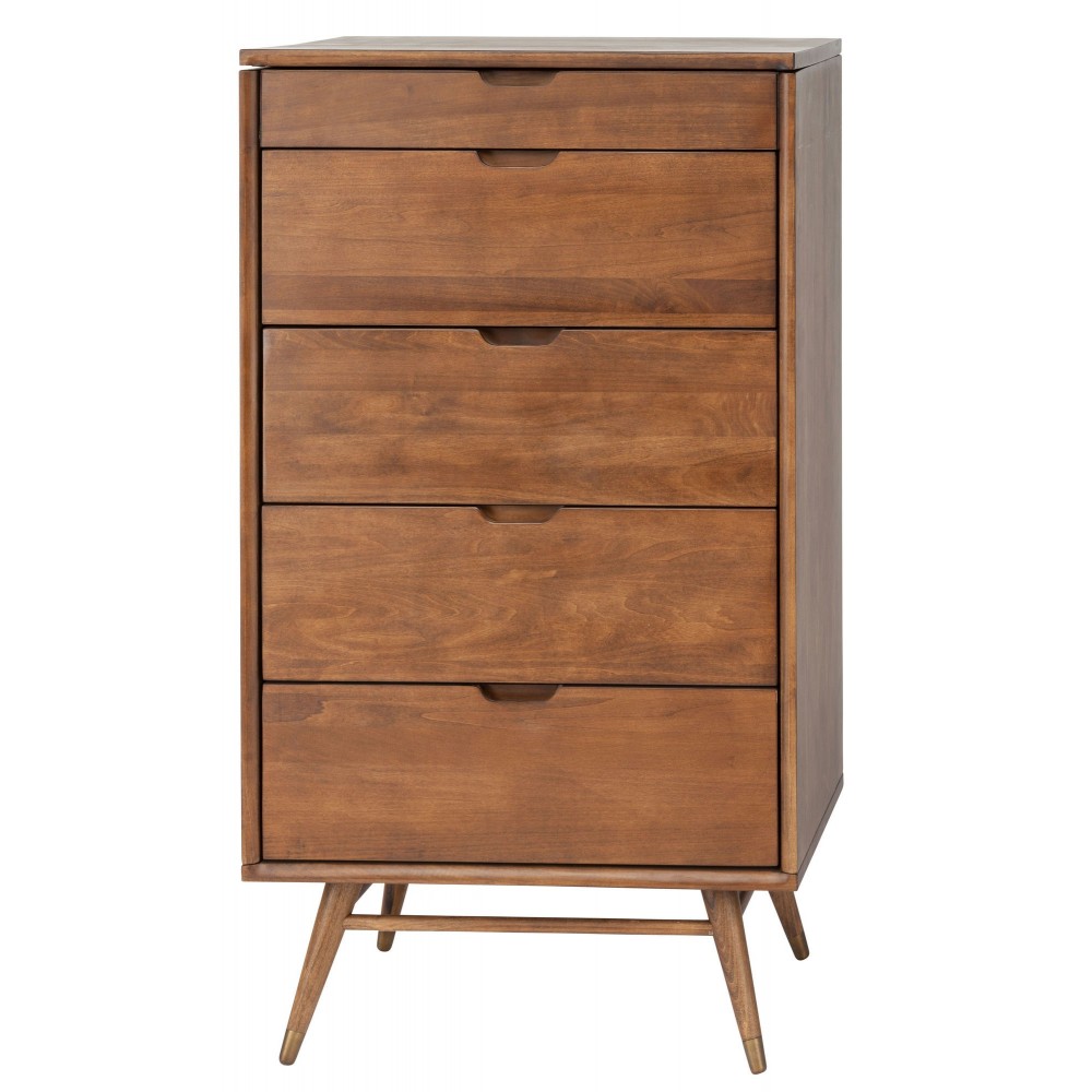 Case Walnut Wood Dresser Cabinet