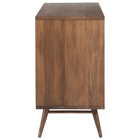 Janek Walnut Wood Media Unit Cabinet