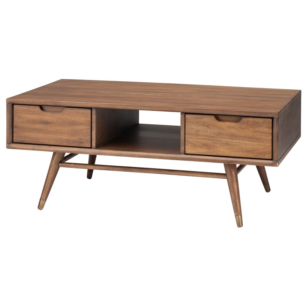 Jake Walnut Wood Coffee Table Jake Walnut Wood Coffee Table