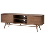 Maarten Walnut Wood Media Unit Cabinet