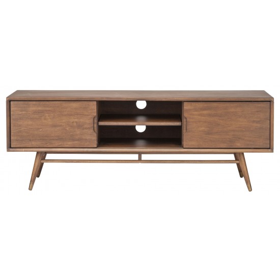 Maarten Walnut Wood Media Unit Cabinet