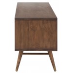 Maarten Walnut Wood Media Unit Cabinet