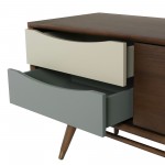 Maarten Walnut Wood Media Unit Cabinet