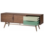 Maarten Walnut Wood Media Unit Cabinet