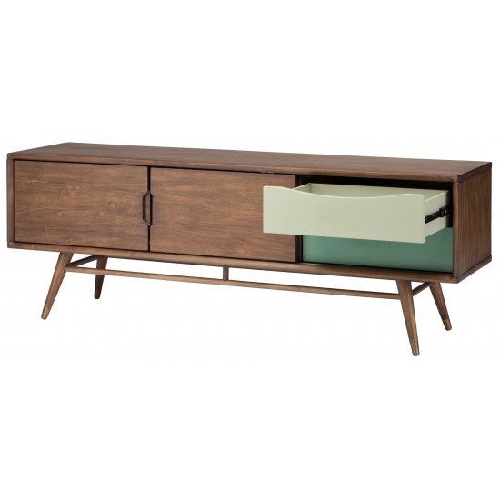 Maarten Walnut Wood Media Unit Cabinet