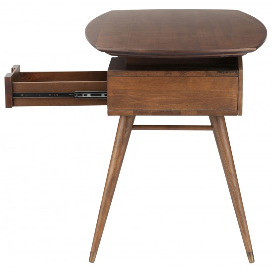 Carel Walnut Wood Desk