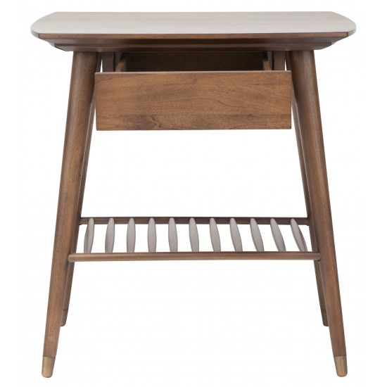 Ari Walnut Wood Side Table, HGST122