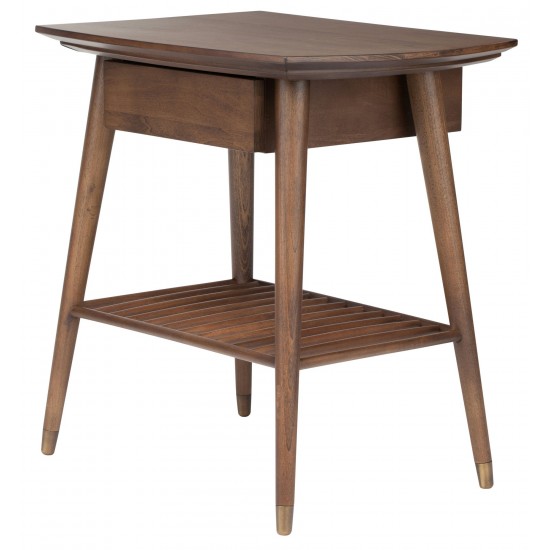 Ari Walnut Wood Side Table, HGST122