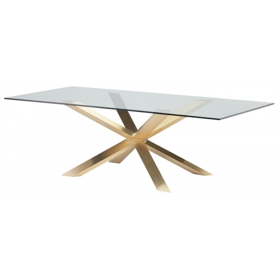 Couture Gold Metal Dining Table, HGSX149