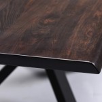Couture Seared Wood Dining Table, HGSX195