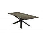 Couture Oxidized Grey Wood Dining Table, HGSX196