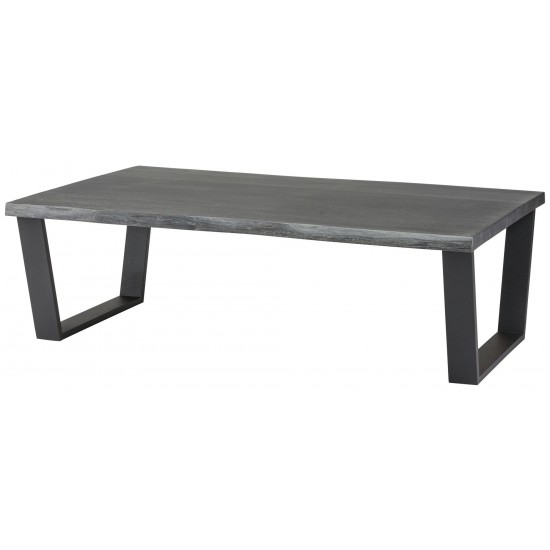 Versailles Oxidized Grey Wood Coffee Table