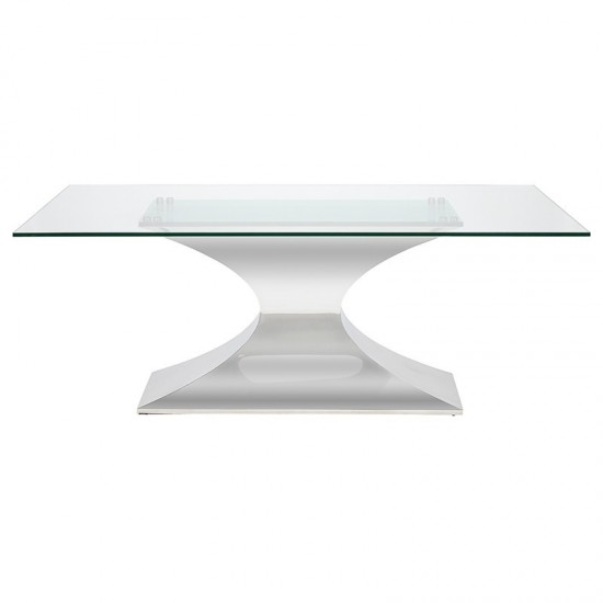 Praetorian Silver Metal Dining Table, HGSX223