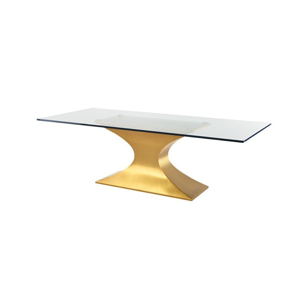 Praetorian Gold Metal Dining Table, HGSX224 Praetorian Gold Metal Dining Table, HGSX224