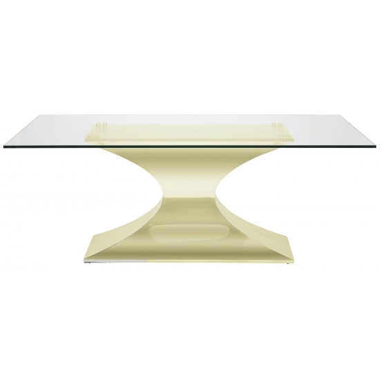 Praetorian Gold Metal Dining Table, HGSX225