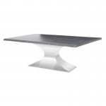 Praetorian Oxidized Grey Wood Dining Table, HGSX231