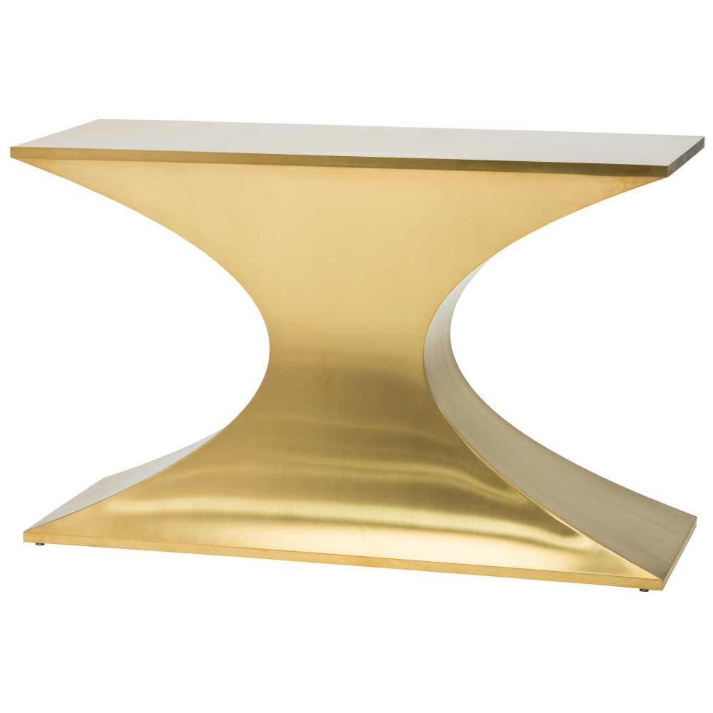 Praetorian Gold Metal Console Table