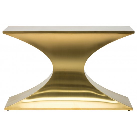 Praetorian Gold Metal Console Table