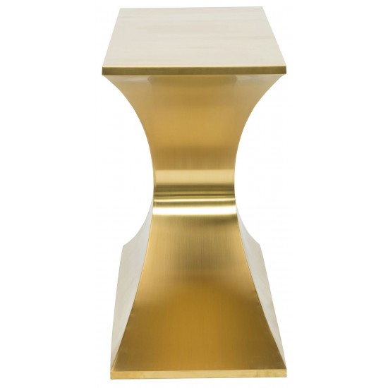 Praetorian Gold Metal Console Table