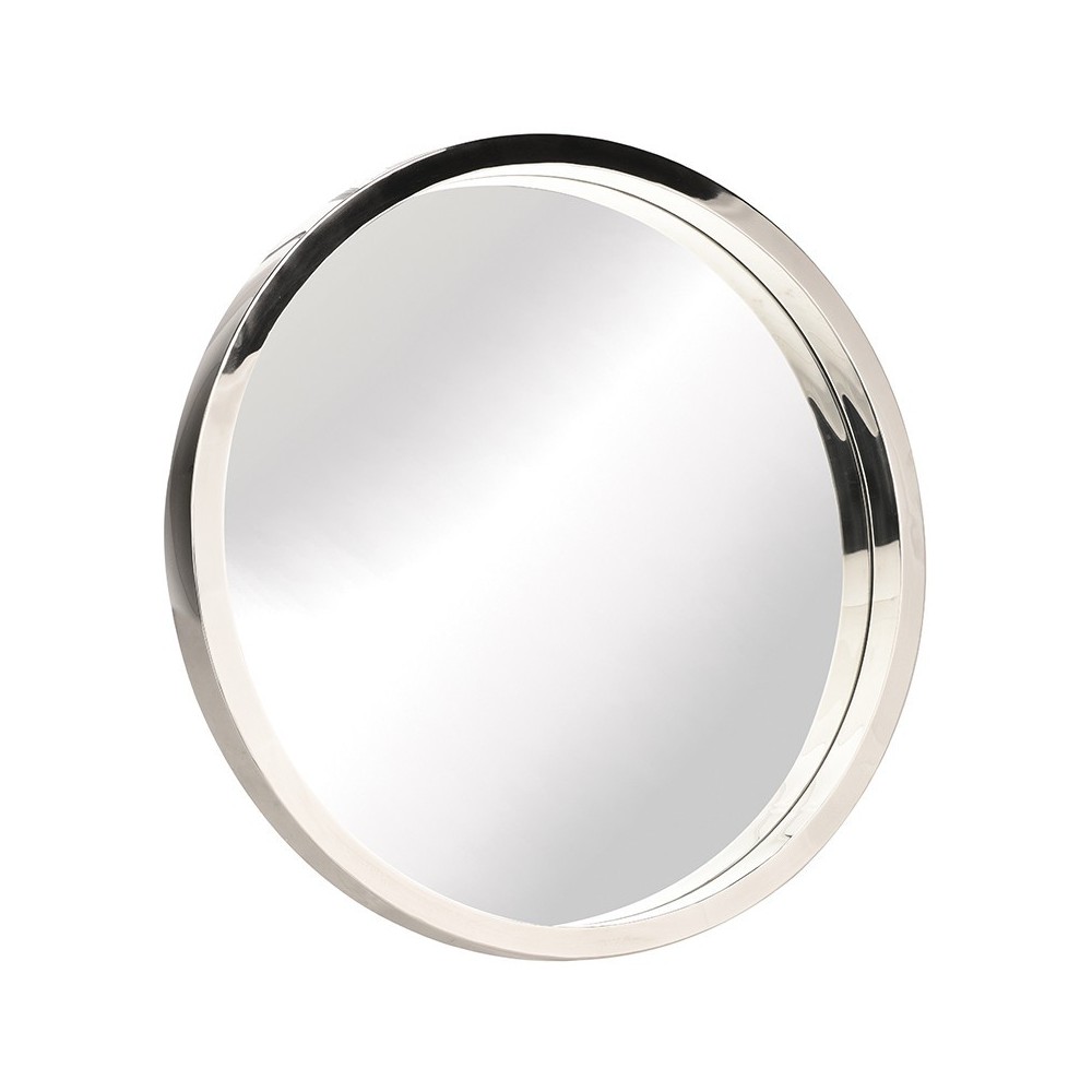 Julia Silver Metal Wall Mirror