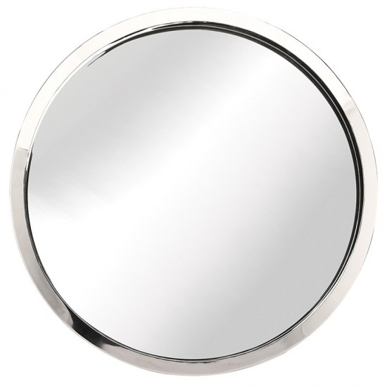 Julia Silver Metal Wall Mirror