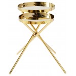 Olivia Gold Metal Side Table