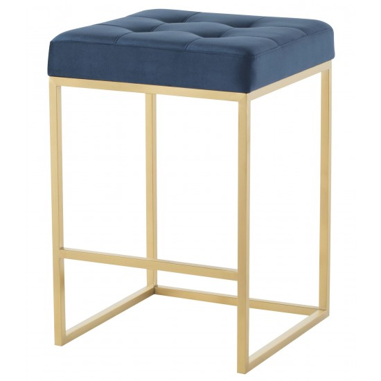 Chi Peacock Fabric Counter Stool, HGSX487